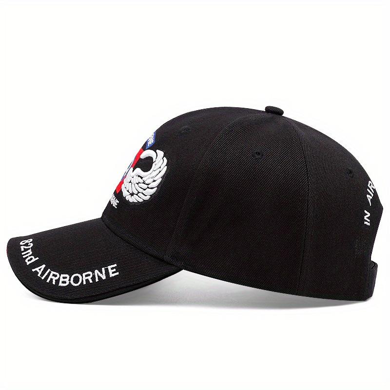Simple Cotton Men Baseball Cap Women Snapback Hat Wing Embroidery Bone Caps Gorras Casual Casquette Fishing Hats 82nd Airborne