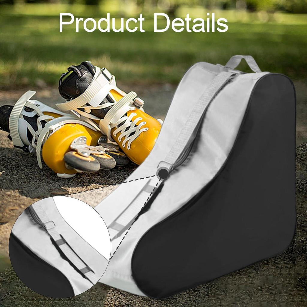 Kids Roller Skate Bag with Handle, Storage Solution for Outdoor