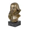 William Shakespeare - marble bust, statuette of a famous person, decoration for office, school, and hotel by the Art-Dog brand