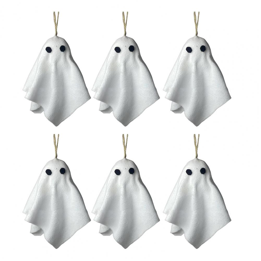 Cute Ghost Decor for Halloween Spooky Halloween Hanging Ghost Decorations for Home Party Yard Bedroom Small White Cloth for Tree