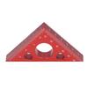 3in Winkelmesslineal Dicke Aluminiumlegierung 45-Grad-Winkelmesslineal Dreieckiges Winkelmesslineal