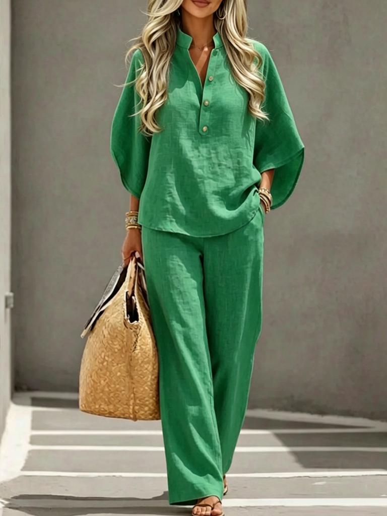 Neues Damen-Shirt-Set 1116 Lässiger Urbaner Anzug Damenbekleidung
