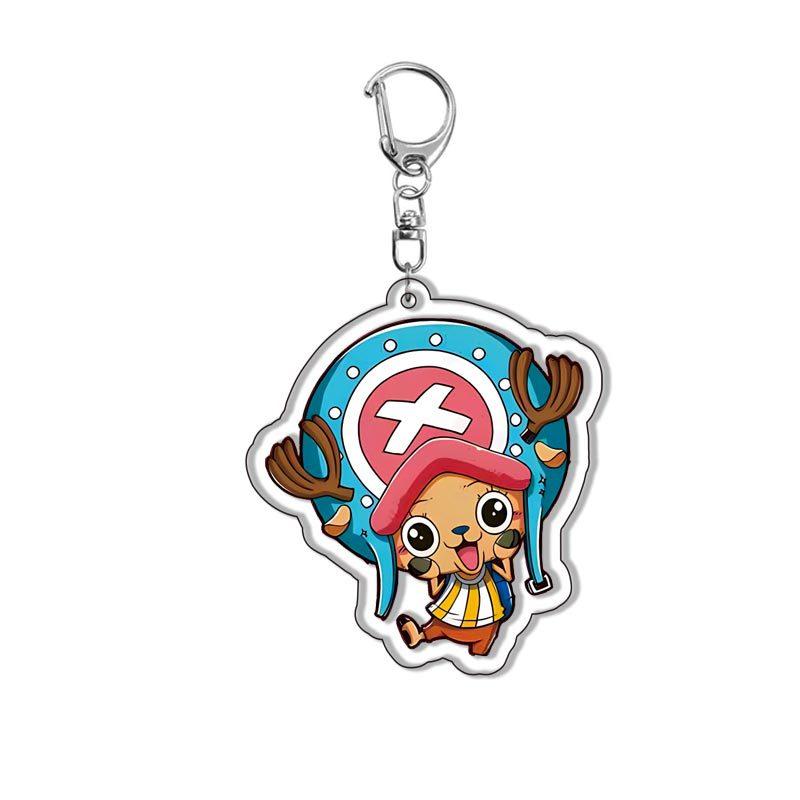 Acrylic Keychain One Piece Luffy Roronoa Zoro - related bag charms and keychains