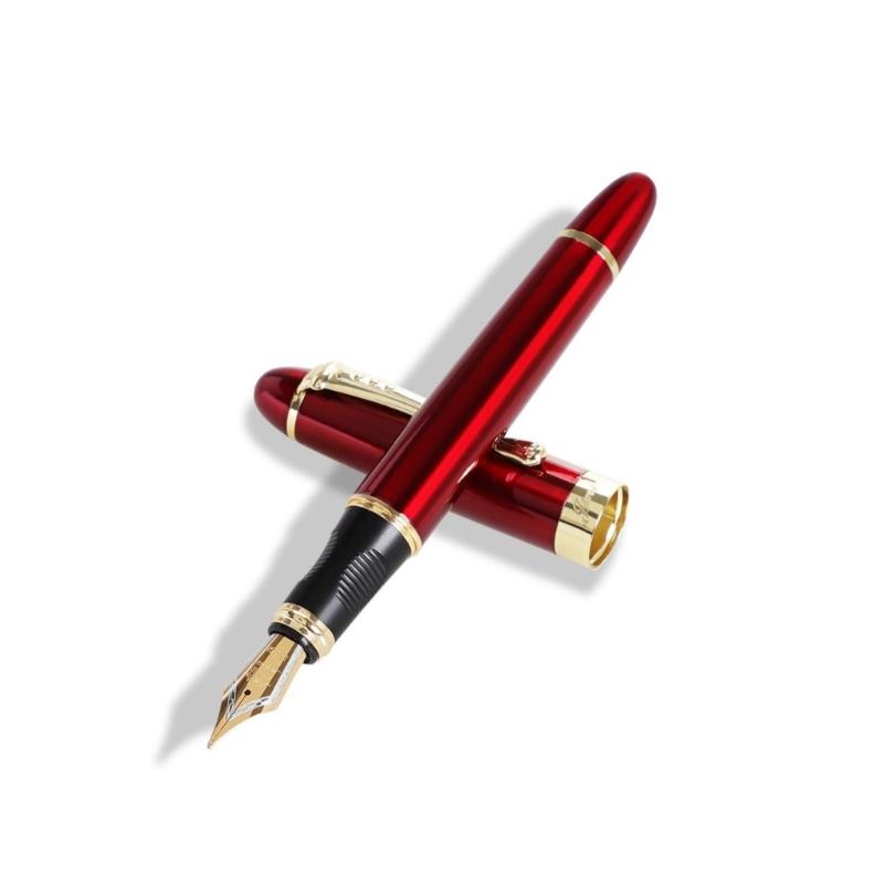 0,5 мм Перо Практичное Перо для Подписи Перо для Каллиграфии Металлическое Деловое Перо Перо для Плавного Письма Школьные Офисные Принадлежности