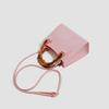 Bohao Bamboo PVC Square Barbie Jelly Crossbody: Stylish, Versatile, Dirt-Resistant, and Easy-to-Clean Summer Women's Evening Bag.