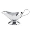 Handle Gravy Boat Server Silver Sauce Boat Durable Sauce Serving Dish  Salad Dressing