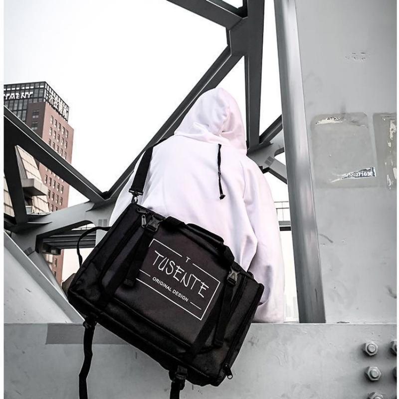 Japanische Umhängetasche Herrenmode Rucksack Damen Große Kapazität Multifunktionale Schultasche