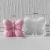 Butterfly Aroma Candle Plaster Ornament Mould Handmade Soap Soy Wax Candle Making Supplies DlY Bow Tie Silicone Mold