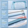 Transparent Pencil Case Large Capacity PU Clear Zipper Pen Bag Multi Layer Storage Organizer For Students Office School Stationery Use