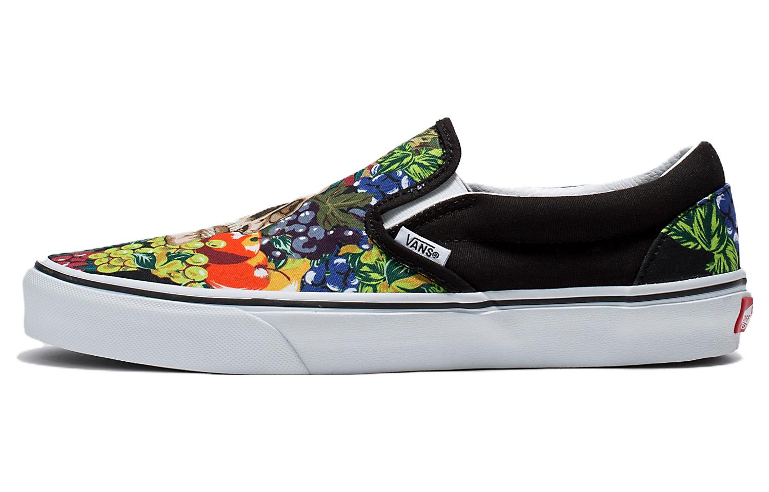 Vans Classic Slip On Fruit Skull Black Multi VN0A7Q5DY28 42.5