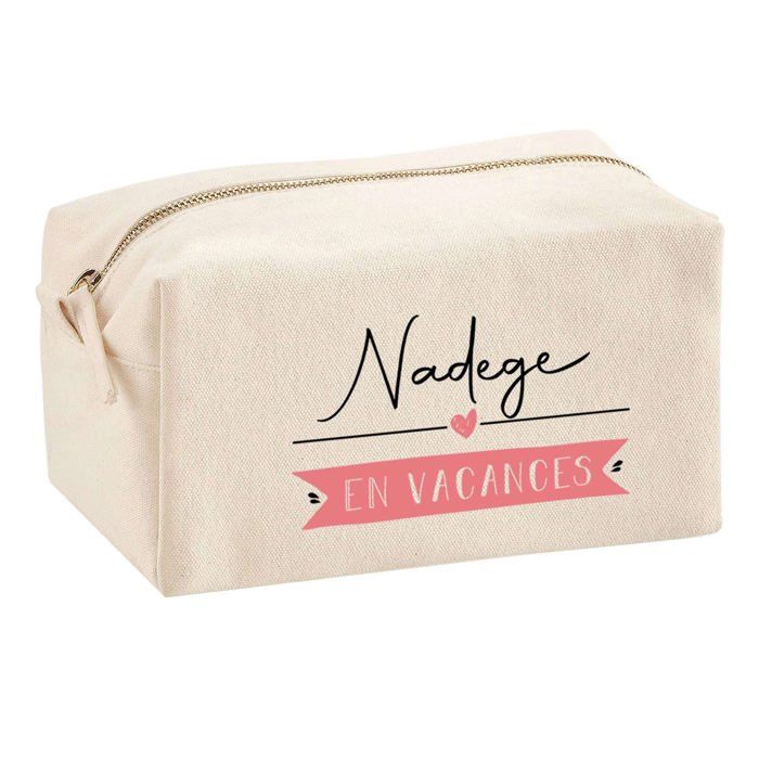 Trousse multifonction Nadege en Vacances Cadeau Anniversaire Noël Collègue Départ Retraite | Trousse Scolaire Fournitures Bureau