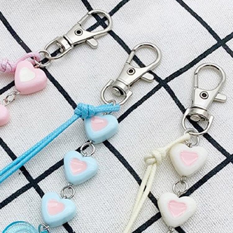 Eye Catching Keyring Heart/Flower/Fishtail Pendant Keychain Key Chain for Women