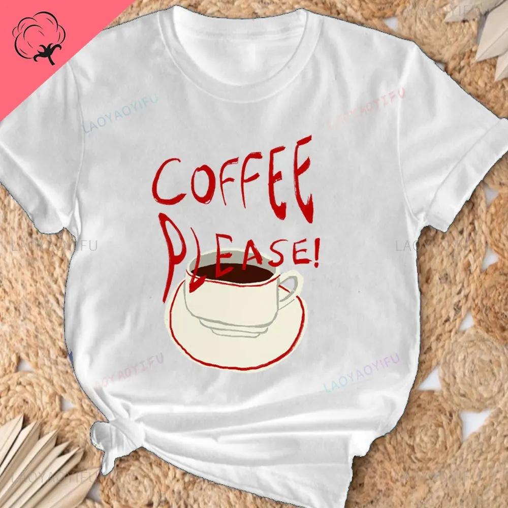 Coffee Club Lover Shirt Coffee  T-Shirt Coffee-Lover G Graphic T Shirts Women Clothing Tops Aesthetic Clothes