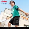 Li-Ning Boys' Loose Fit Cargo Sport Shorts