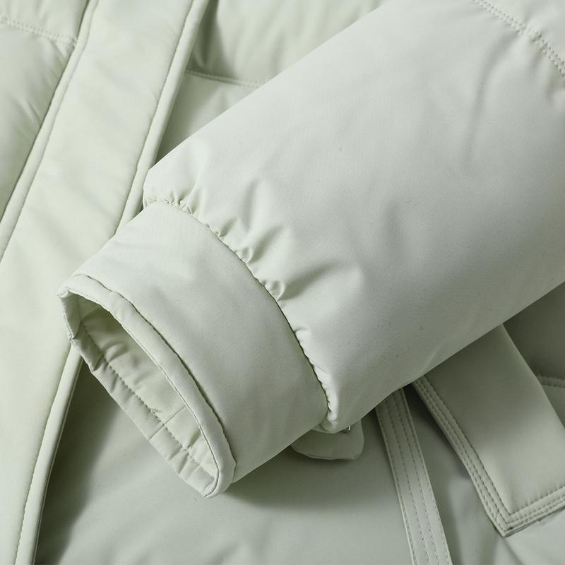 Modă Iarnă Femei Parkas Scurte cu Glugă Largi Groase Calde Jachete Palton de Damă