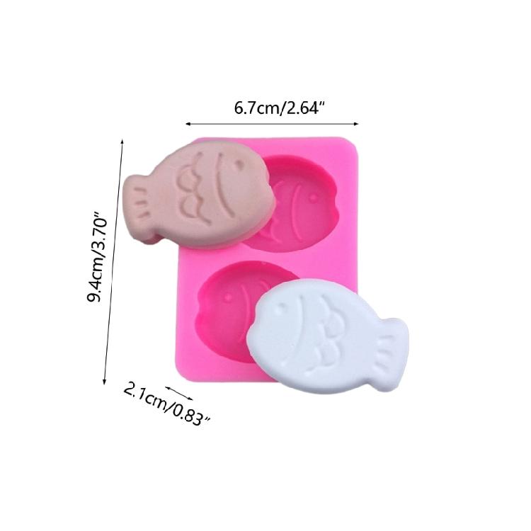 Fondant Molds Baking Molds Fish Shape DIY Silicone Cake Molds Dessert Decorating