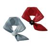 Adjustable Flower Neckerchief Removable Soft Touches Polyester Neck Wrap for Daily Wear Or Occasion