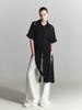 Half Devils Structured Long Shirt_Black
