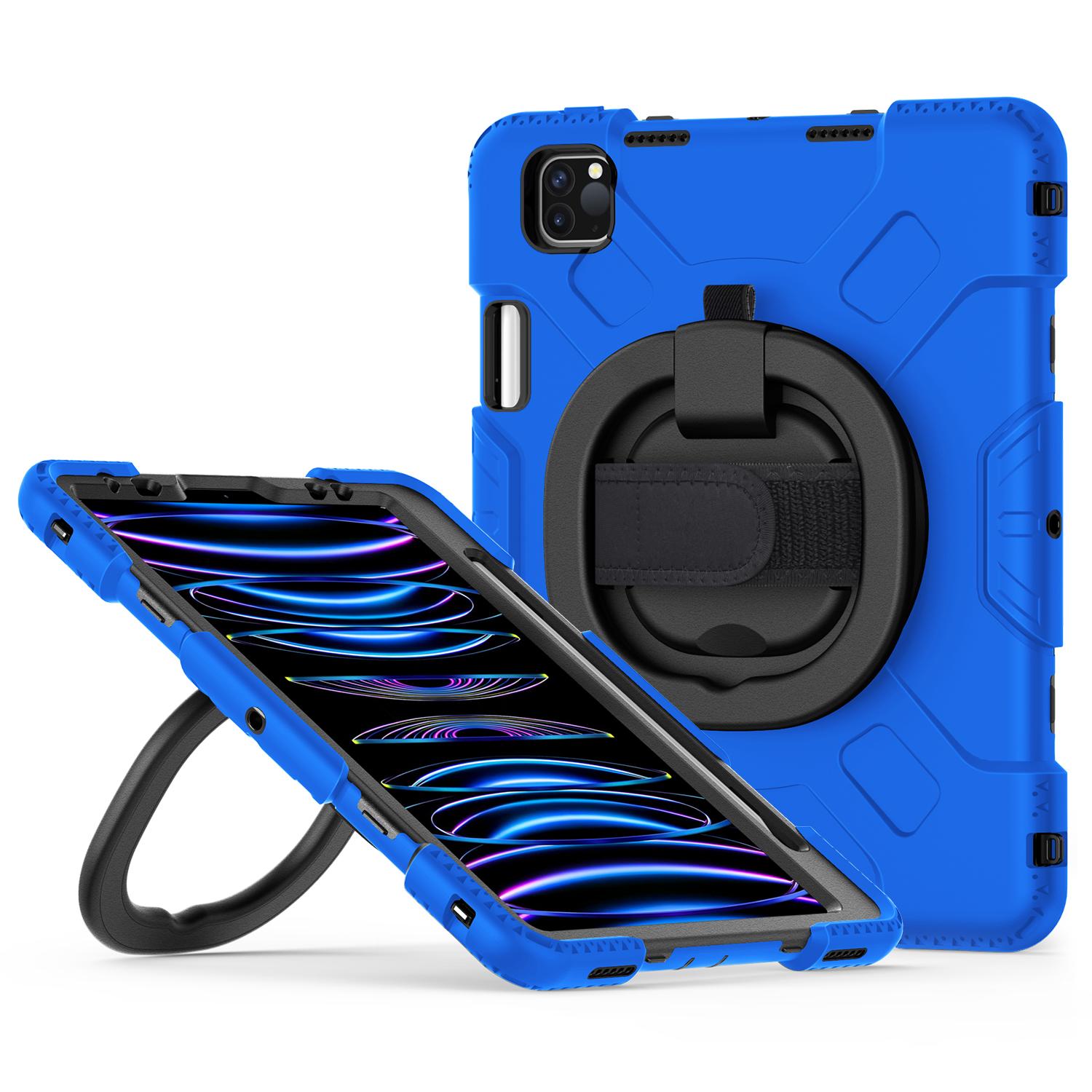 

Kickstand Tablet Case For iPad Air 11 (2025)/(2024) Pro 11 (2018)/(2020)/(2021)/(2022)/Air (2020)/(2022) Blue