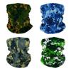 4 Novelty Seamless Bandana Balaclava Face Cover Mask Shield Neck Gaiter Reusable Breathable Dustproof Windproof Unisex Marsh Forest Ocean Digital