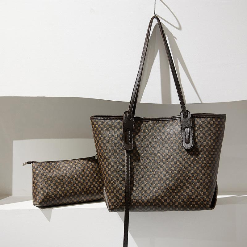 Sacs rétro imprimés pour femmes, sac à bandoulière simple de grande capacité pour mère et enfant, fourre-tout, nouvelle collection automne et hiver