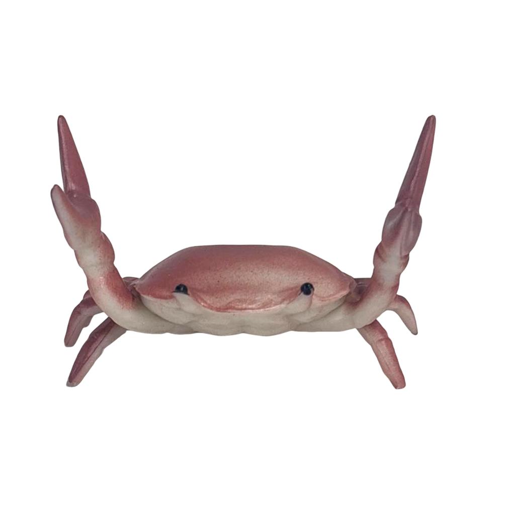 Cute Crab Shape Pen Holder Creative Design Weightlifting Crab Pen Holder Pen Holding Bracket Pencil Storage Stand Desk Decor