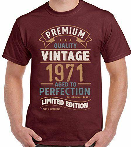 26 54th Birthday T-Shirt 1971 Mens Funny 54 Year Old Vintage Year Limited Edition Unisex T-Shirt L