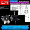 LED Luminous Tactile Switch 6x6x7/7.2mm Through-Hole Reset Button
