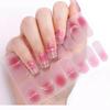 Bronzing Nail Polish Stickers Decals Full Wrap Gels Nail Strips Nail Sticker