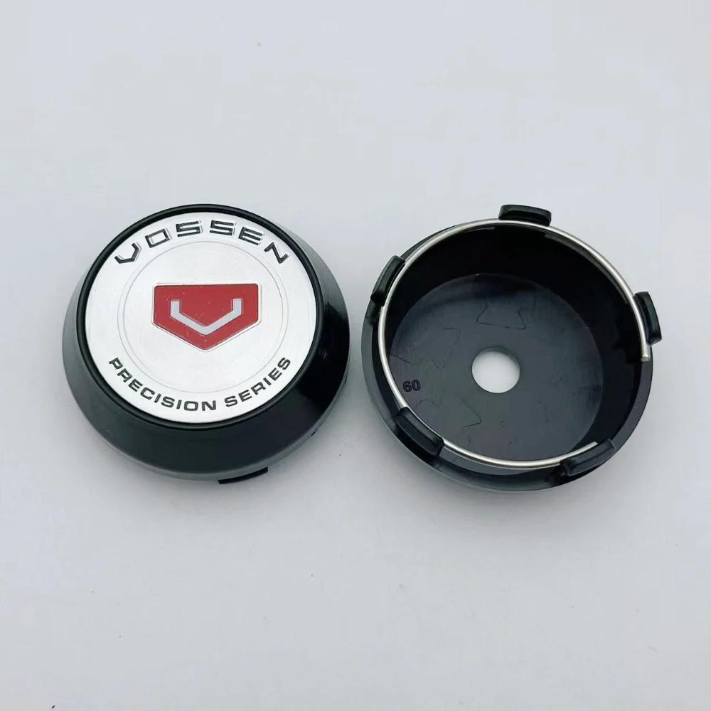 4pcs 60mm 64mm 65mm 68mm 69mm Vossen Logo Emblem Badge Car Wheel Center Caps High Cap Wheel Hubcaps Rim Cover Car Accessories