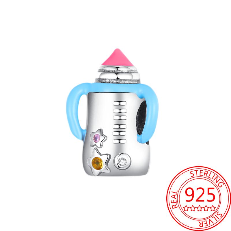 Children'S Pendant Copper Baby Pacifier Dangle Charm Fit Bracelet Necklaces Children'S Cute Jewelry Accessories