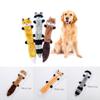 Interactive Pet Dog Toy Plush Squirrel Raccoon Chewable Teeth Grinding Skin Shell Pet Supplies Factory