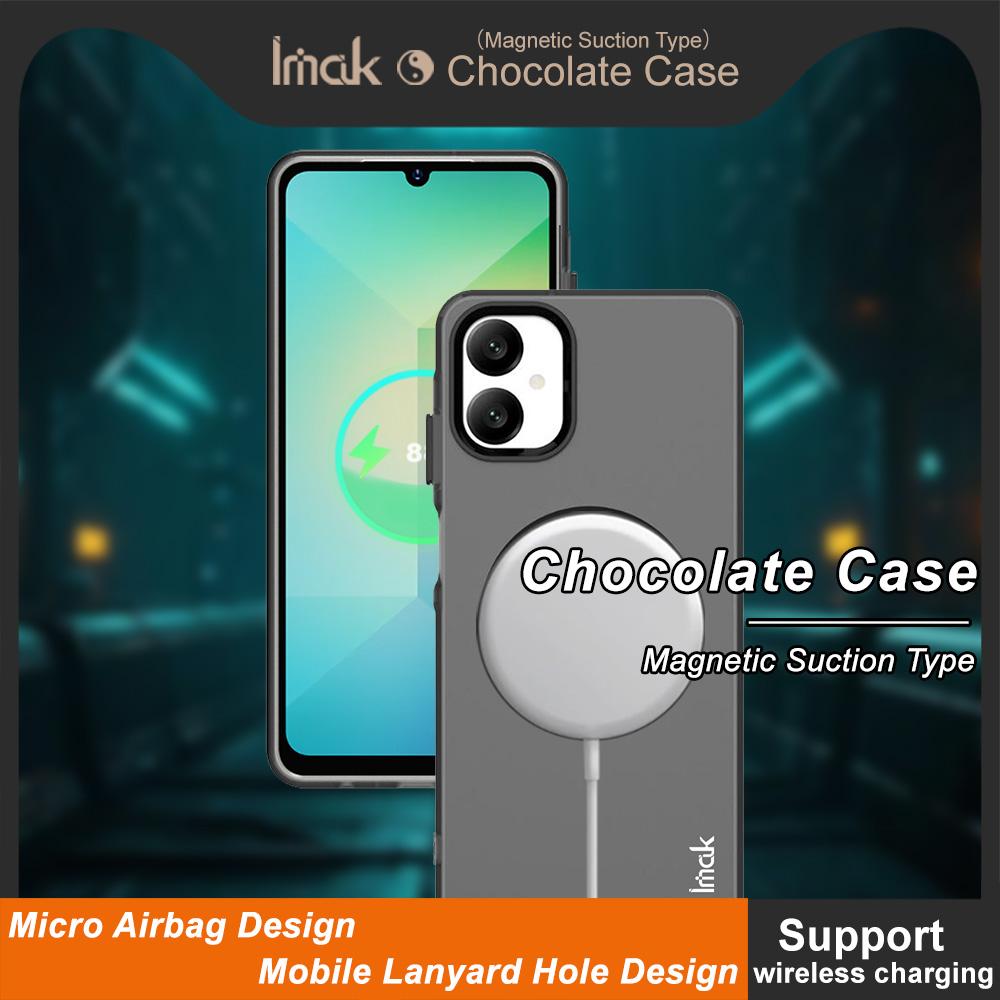 For Samsung Galaxy A06 5G Phone Case IMAK Chocolate Magnetic Case