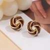 S925 Sterling Silver Enamel Drop Earrings - Niche Design Light Luxury Western Style for Women