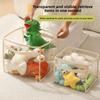 with Handle Doll Storage Basket PVC Stuffed Toys Organizer New Plush Toys Storage  Household Use