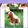 High Quality Plush Animal Horse Doll With Long Fur Ideal For Presents Childrens