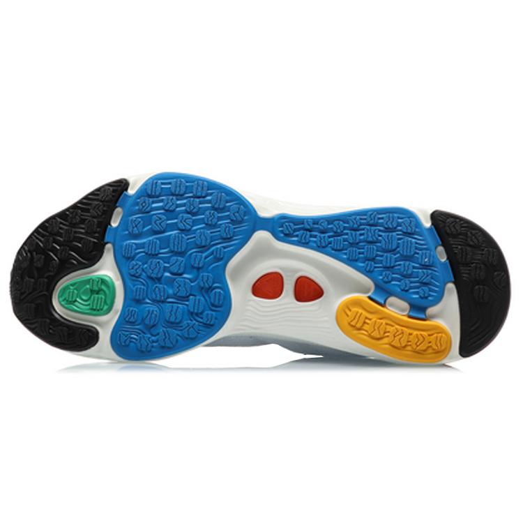 Li Ning Arashi Vielseitiger Stoff Dämpfung Rutschfest Abriebfest Niedrig geschnittene Laufschuhe Herren Weiß Schwarz ARHQ079-6