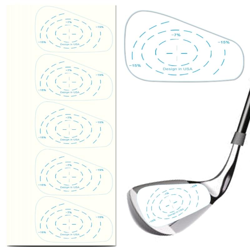 Golf Training Aids for Woods Irons and Putters Golf Impact Tape Labels Golf Club Impact Stickers Swing Tape for Practice
