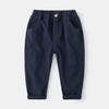 New Children's Street Trend Mid-waist Trousers, Simple Autumn Boys' Pants, Comfortable Cotton Casual Pants