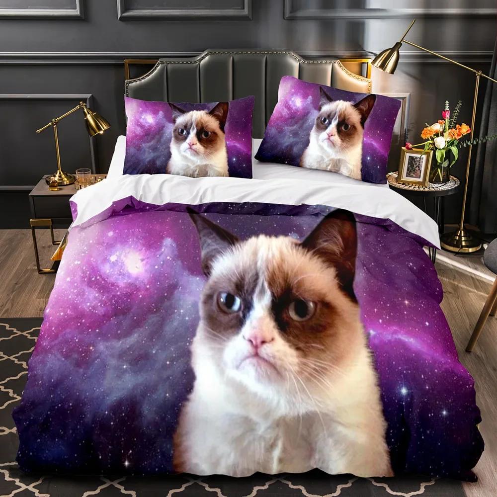 Cartone Animato Gioco Carino Aphmau con Ali Set Letto Ragazzi Ragazze Misura Singola Queen King Copripiumino Federa Letto ragazzi Adulti