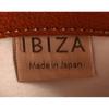 IBIZA [Beautiful Condition] Raffia x Leather Semi Shoulder bag natural brownUsed