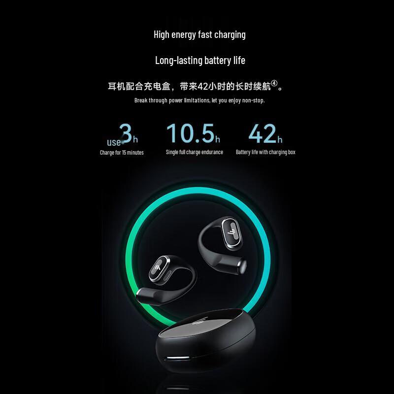 EDIFIER Comfo Solo Open-Ear Sport Bluetooth Earbuds