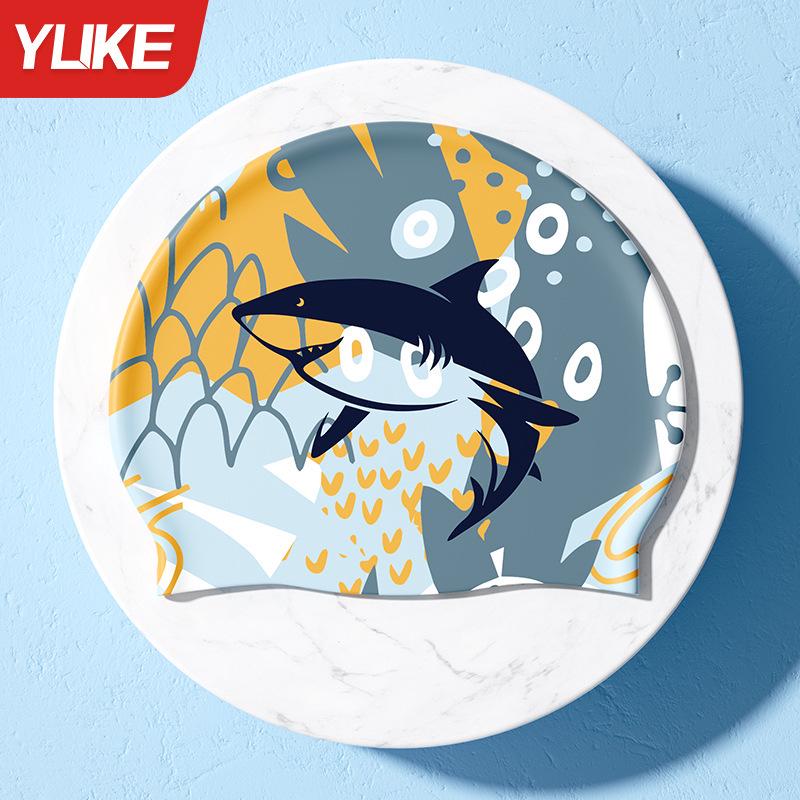 

Дитячі водонепроникні окуляри для плавання з захистом від запотівання та шапочкою - Середньо-великий розмір, Маленька оправа, Професійний набір високої чіткості.