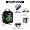 AKA Sorority Gifts Lunch Box Reusable Oxford Tote Bag Large Capacity Cooler Thermal Lunch Bags for Women Men Travel Work Picnic