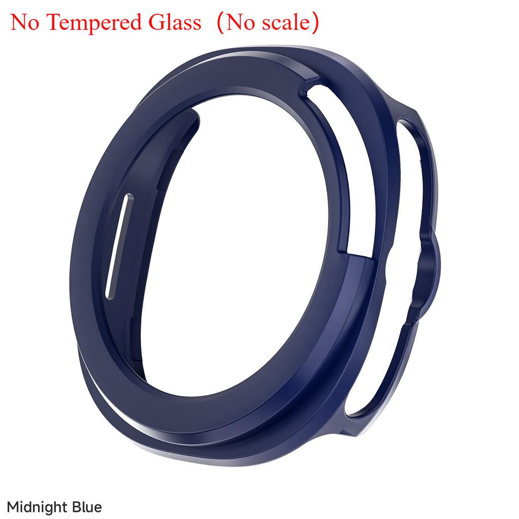 Protector Case For Samsung Galaxy Watch 8 Classic PC Hollowed Cover Protective Bumper Shell Tempered Glass Screen Accessories