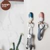 Novelty Ice Cream Plastic Adhesive Wall Mount Drill Free Bathroom Hook