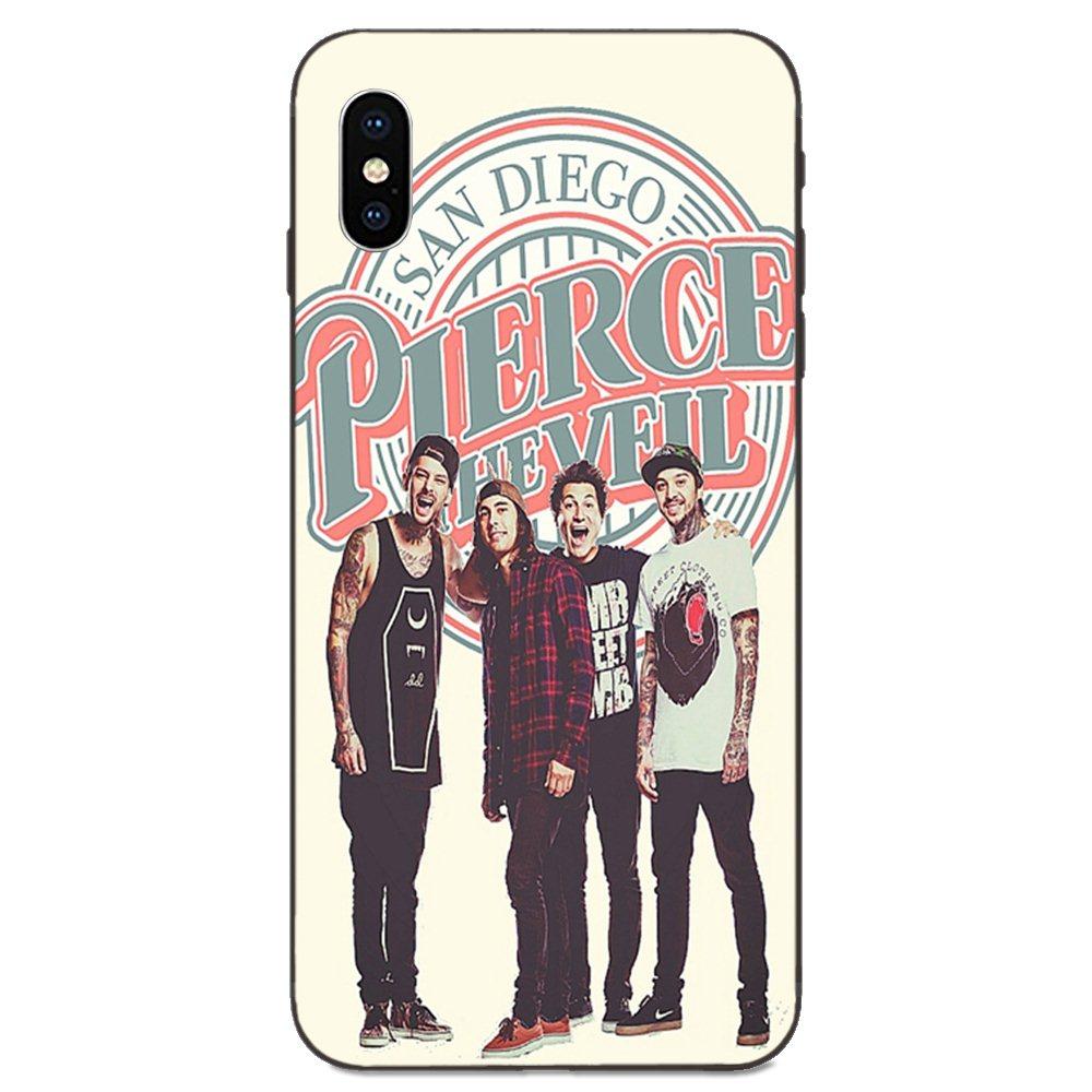

Мягкие чехлы для мобильных телефонов Apple iPhone 4, 4S, 5, 5S SE, 6, 6S, 7, 8, 11 Plus X XS Max XR Pro Max, Singer Group Pierce The Veil iPhone 4