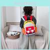 Cute Cartoon Print Color Block Toddler Backpack For Boys And Girls Ultra Lightweight Nylon