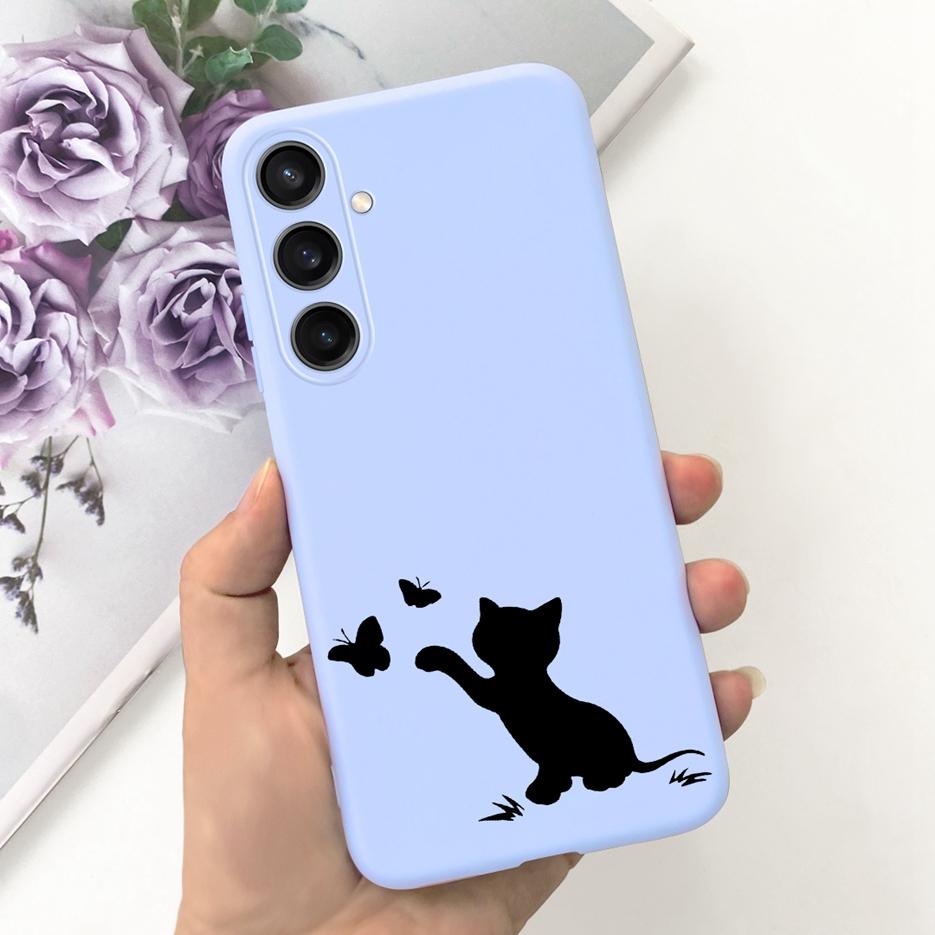For Samsung Galaxy A55 Case A15 A25 A35 5G Stylish Candy Painted Cover Soft TPU Phone Case For Samsung A15 Galaxy A25 2023 Shell