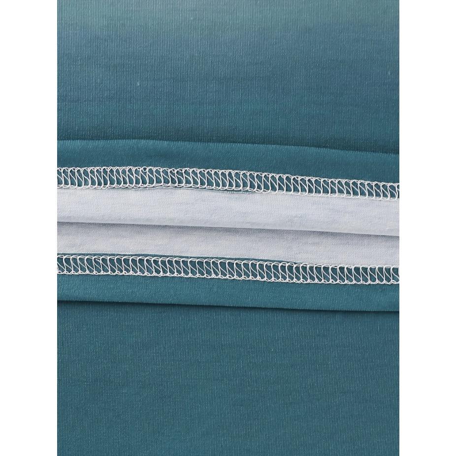 Żywy zabawny T-shirt z grafiką kota - Miękki ombre dekolt załogowy, Krótki rękaw, Letni niezbędnik, Damska odzież codzienna, Idealny dla miłośników kotów